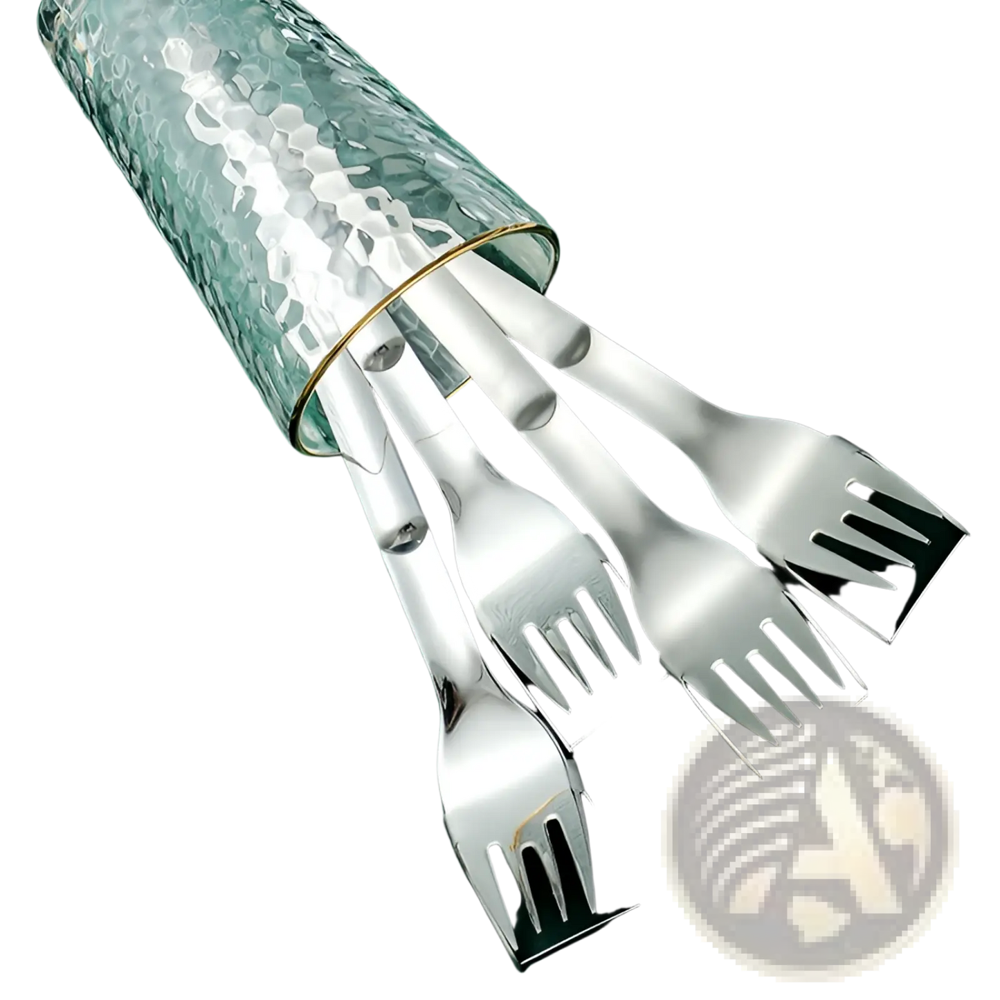 Watermelon Slicer Fork Stainless Steel Cutter 2-in-1
