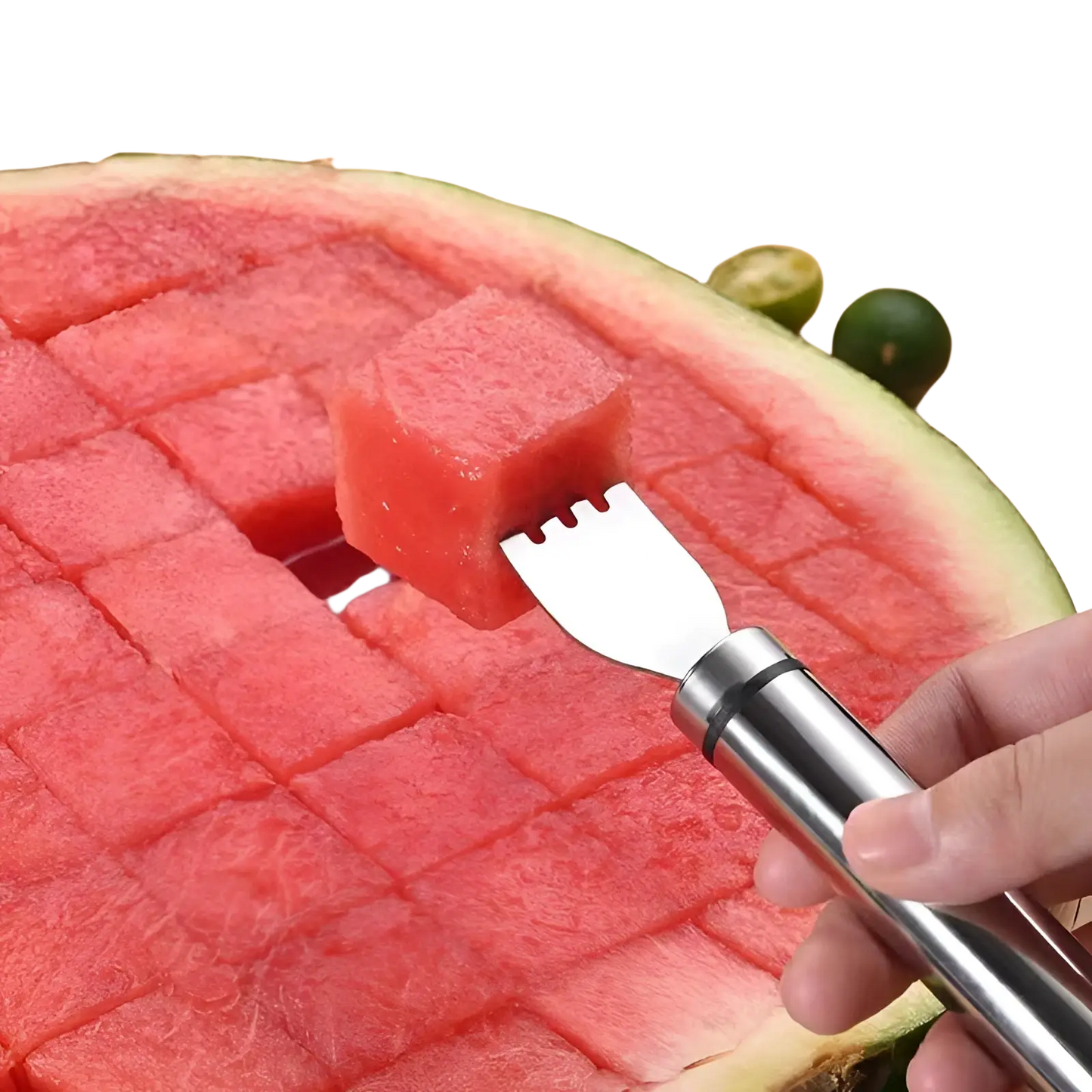 Watermelon Slicer Fork Stainless Steel Cutting Tool