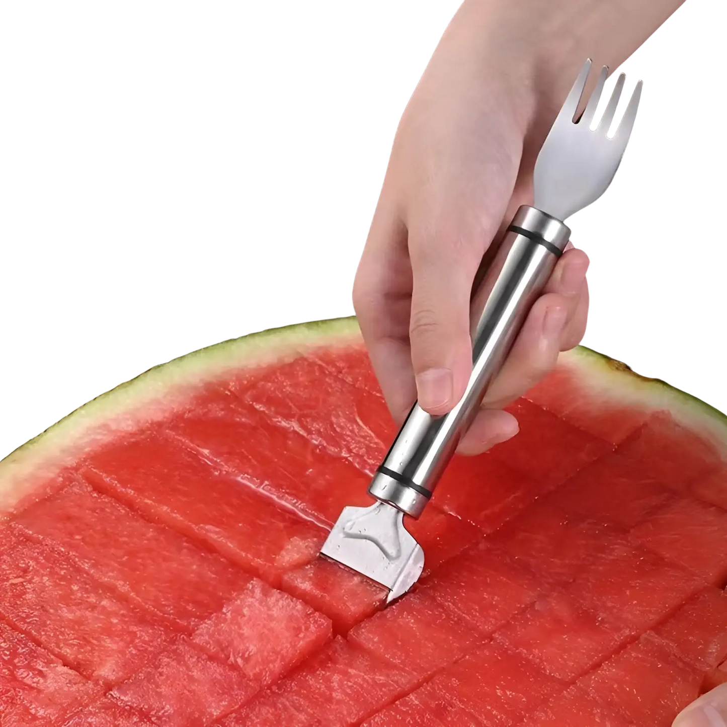 Watermelon Slicer Fork Stainless Steel Cutting Tool