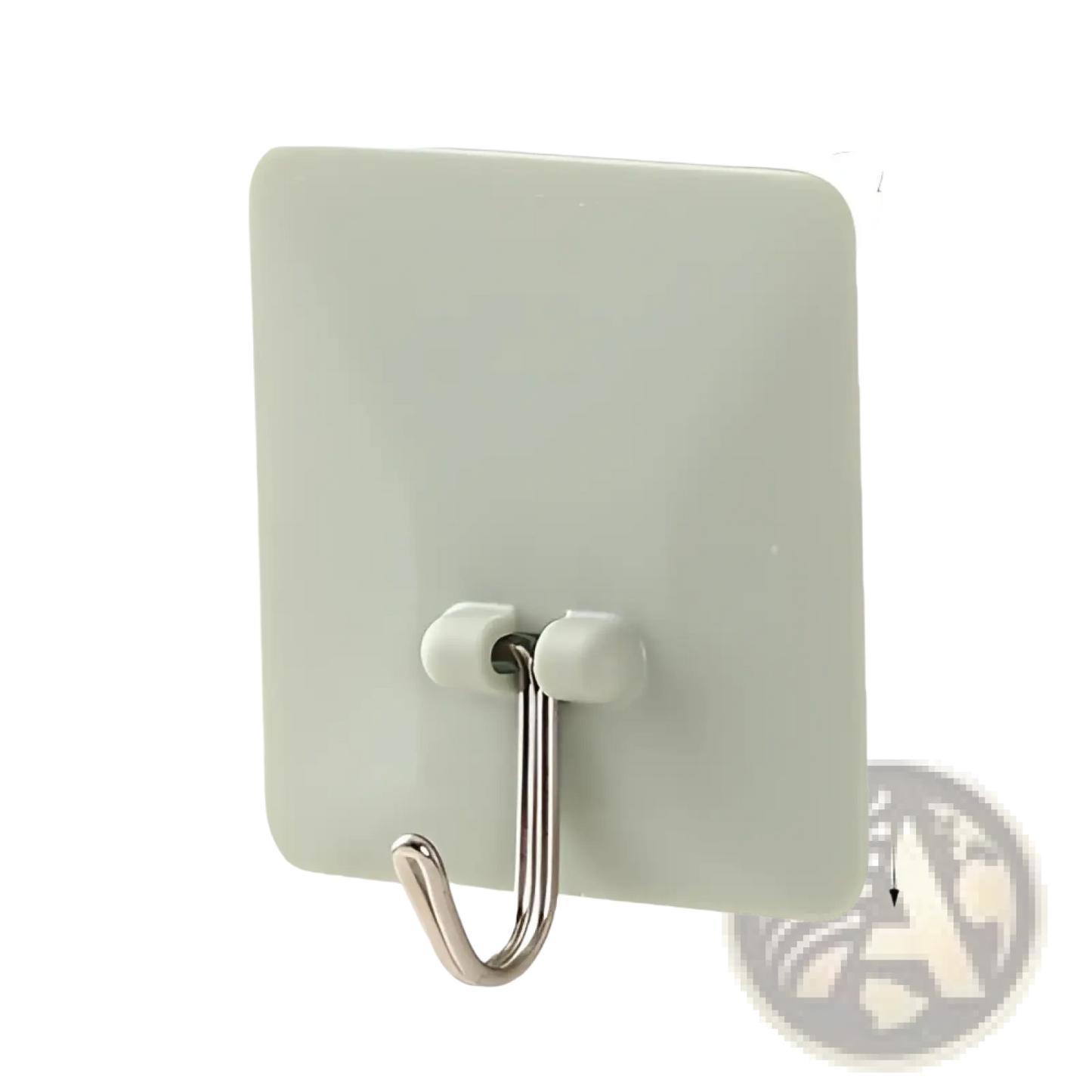 Waterproof Adhesive Wall Hooks with Metallic j Hook