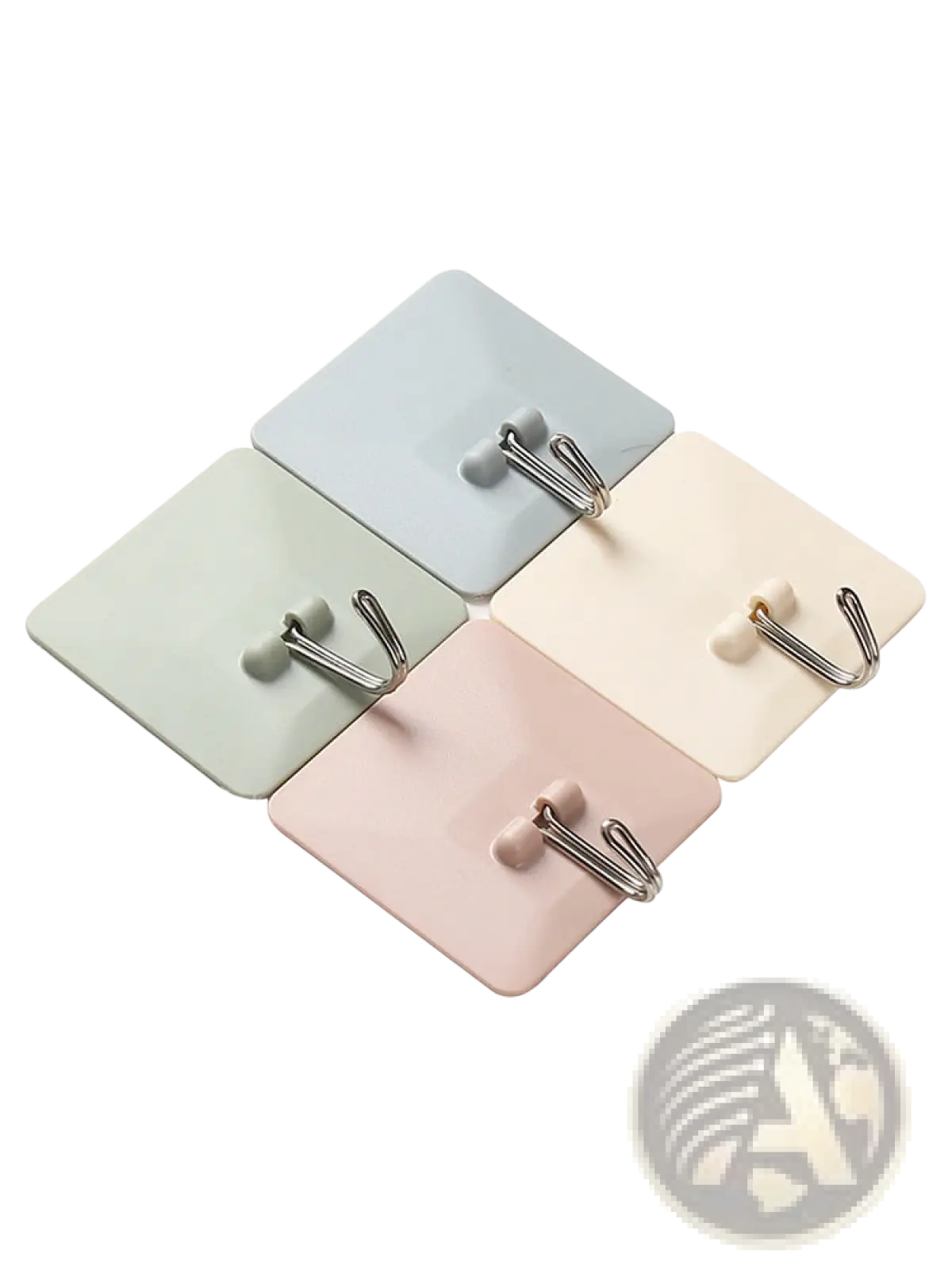 Waterproof Adhesive Wall Hooks with Metallic j Hook