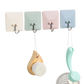 Waterproof Adhesive Wall Hooks with Metallic j Hook