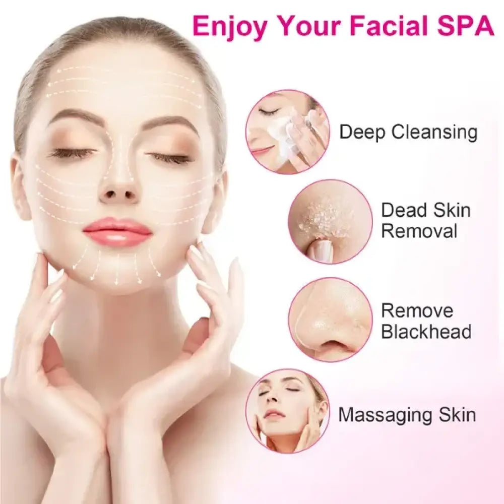 5-in-1 Waterproof Electric Facial Cleansing Spin Brush