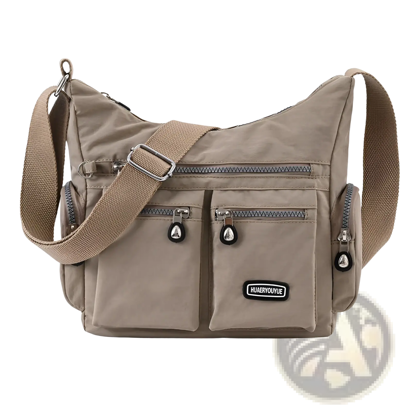 Waterproof Multi Pocket Nylon Crossbody Shoulder Bag