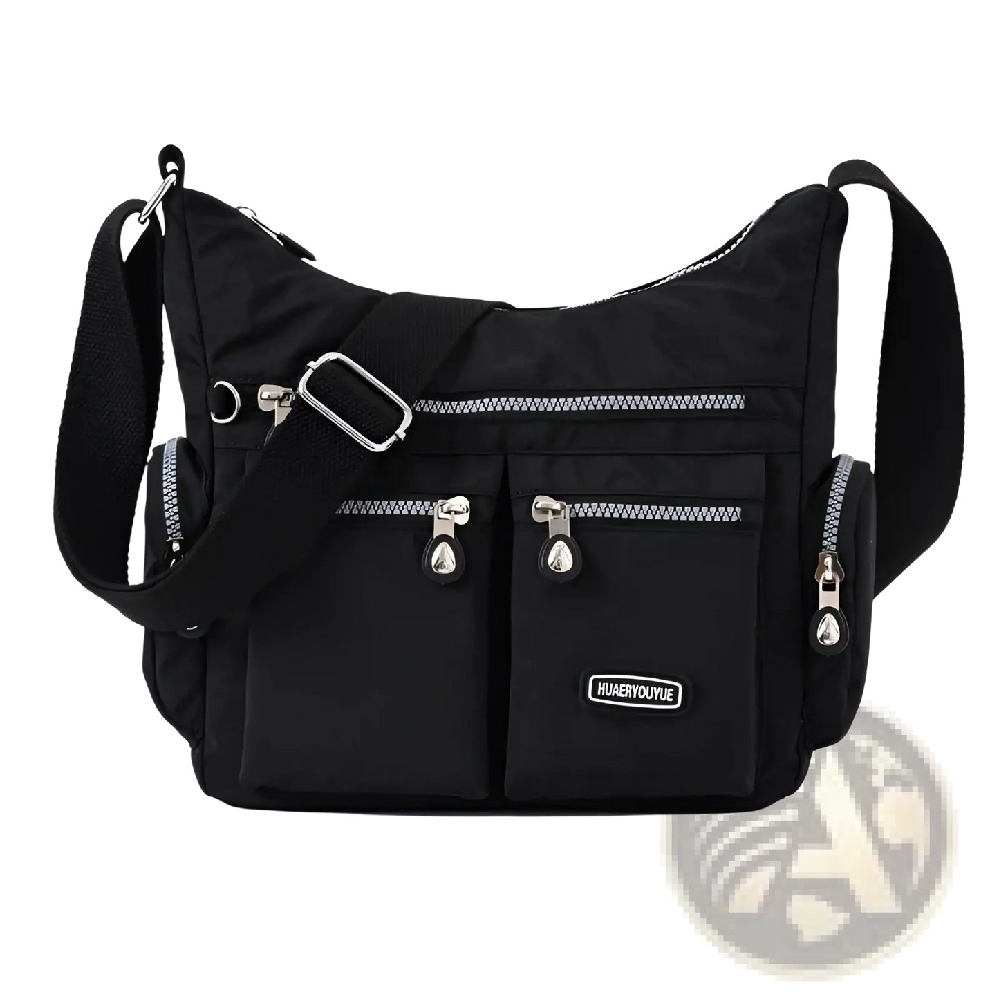 Waterproof Multi Pocket Nylon Crossbody Shoulder Bag