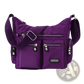 Waterproof Multi Pocket Nylon Crossbody Shoulder Bag