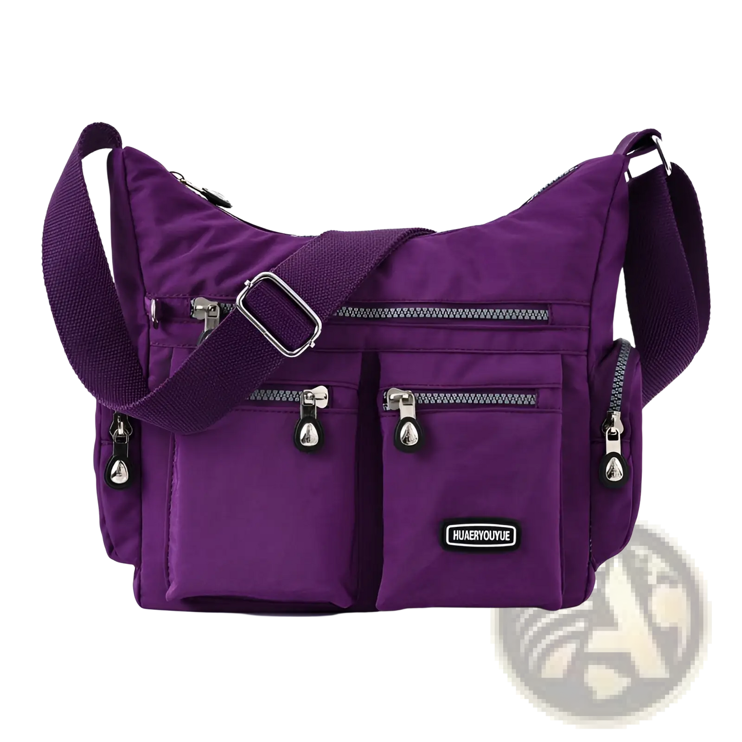 Waterproof Multi Pocket Nylon Crossbody Shoulder Bag