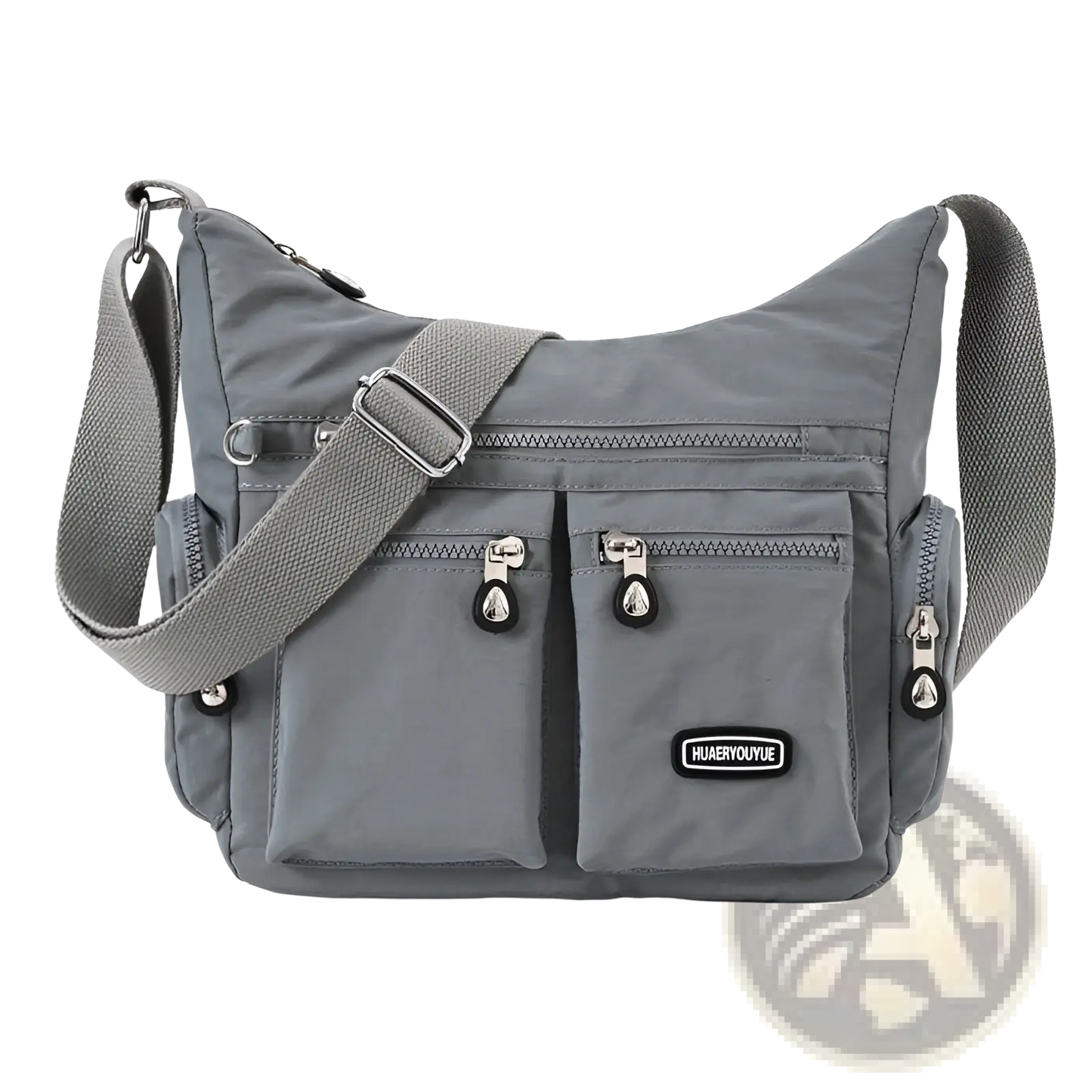 Waterproof Multi Pocket Nylon Crossbody Shoulder Bag