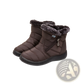 Waterproof Winter Snow Boots Quilted Plush Ankle Shoes