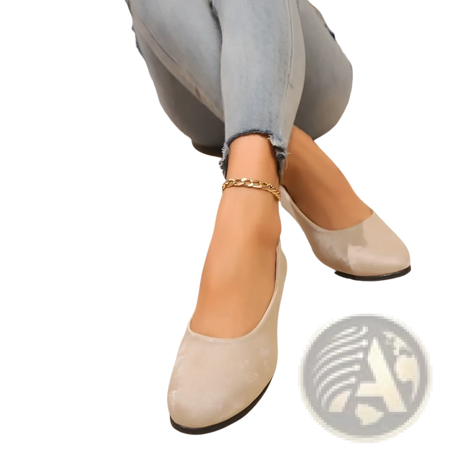 Wedge Flats Crocodile Embossed Patent Leather Shoes
