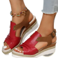 Wedge Sandals Women Peep Toe Espadrille Beach Shoes