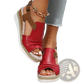 Wedge Sandals Women Peep Toe Espadrille Beach Shoes