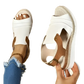 Wedge Sandals Women Peep Toe Espadrille Beach Shoes