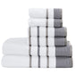 Decorative Cotton Stripe Bath Towel Set - Noelle Collection