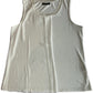 Alfani Women's Solid Overlay Sleeveless Top White Size Small