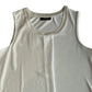 Alfani Women's Solid Overlay Sleeveless Top White Size Small