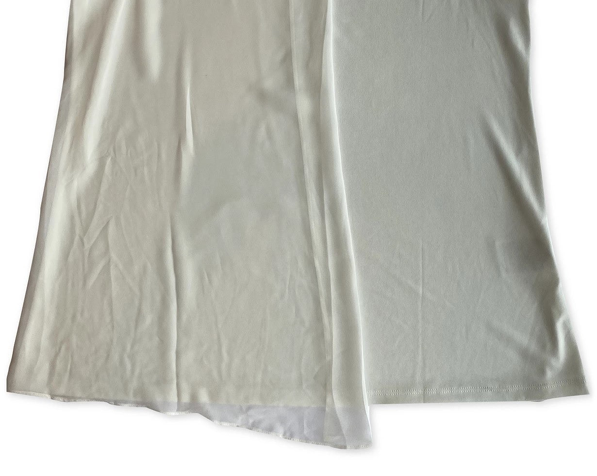 Alfani Women's Solid Overlay Sleeveless Top White Size Small