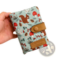 Whimsical Patterned Canvas Tri Fold Multi Card Wallet
