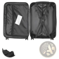 White 3 Piece Hard Shell Spinner Suitcase Set
