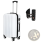 White 3 Piece Hard Shell Spinner Suitcase Set