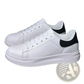 White Leather Waterproof Chunky Leisure Sneakers