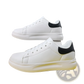 White Leather Waterproof Chunky Leisure Sneakers