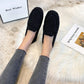 Plush Faux Shearling Winter Loafers with Chunky Sole