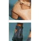 Women's Cut-out Leather Buckle Ankle Boots