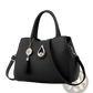Women Leather Tassel Handbag Large Shoulder Tote Bag
