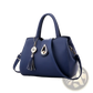 Women Leather Tassel Handbag Large Shoulder Tote Bag