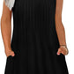 Women's Loose Geometric and Tropical Summer Beach Dress