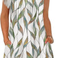 Women's Loose Geometric and Tropical Summer Beach Dress