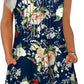 Women's Loose Geometric and Tropical Summer Beach Dress