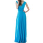 Multiway Satin Halter Neck Maxi Party Dress