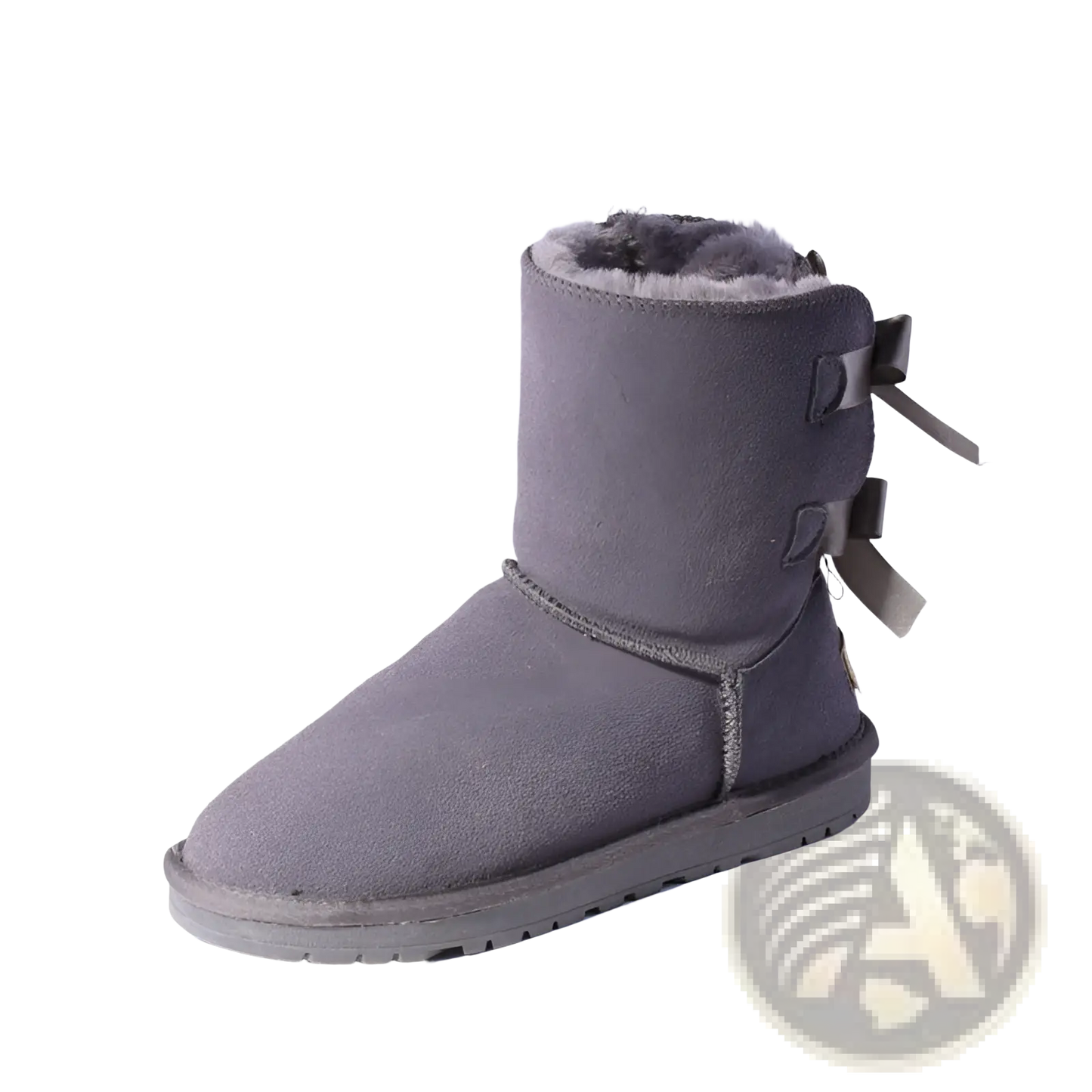 Women Snow Boots Warm Suede Fur Bow Winter Ankle Boots