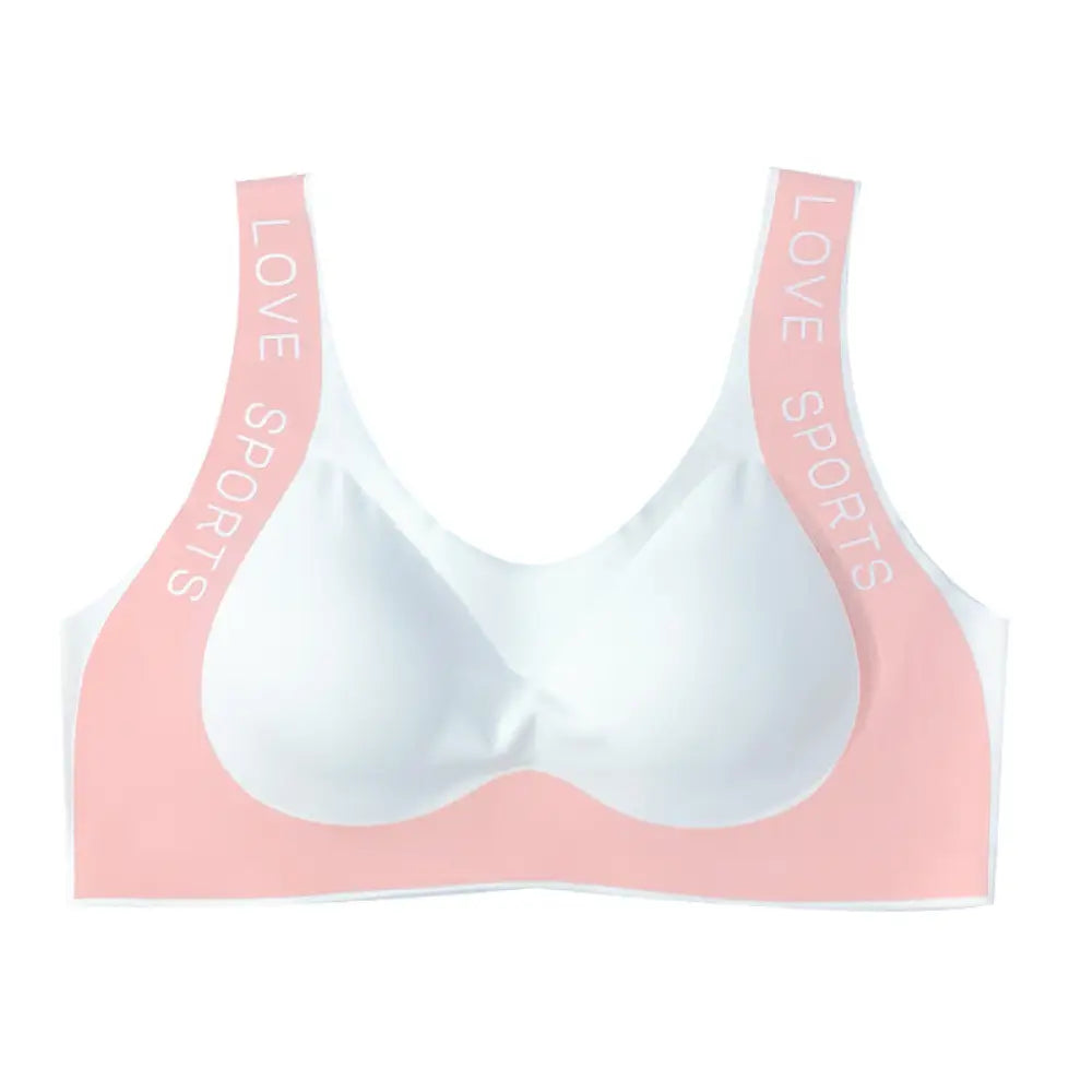 Seamless Love Sports Wide Strap Push Up Bra