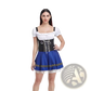 Women's Bavarian Corset Style Halloween Dirndl Dress