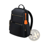Women's Business Nylon Backpack with Gold Zippers