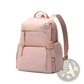 Women's Business Nylon Backpack with Gold Zippers