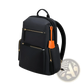 Women's Business Nylon Backpack with Gold Zippers