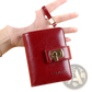 Women's Leather Rfid Large Capacity Buckle Wallet