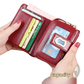 Women's Leather Rfid Large Capacity Buckle Wallet