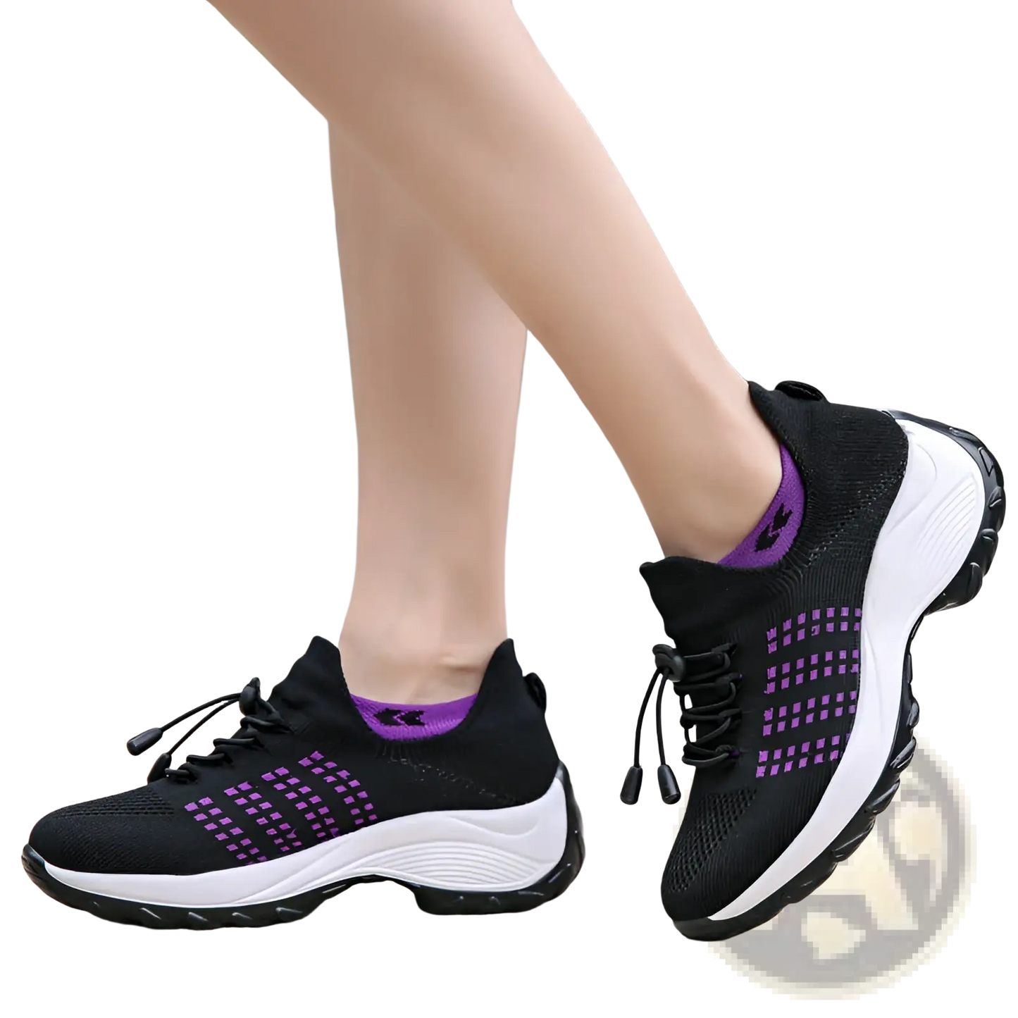 Women's Lightweight Fly Knit Casual Sneakers