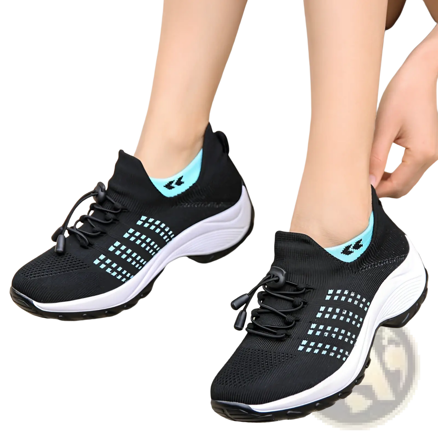 Women's Lightweight Fly Knit Casual Sneakers