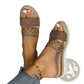 Women's Mesh Espadrille Platform Wedge Sandals