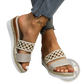 Women's Mesh Espadrille Platform Wedge Sandals