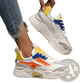 Womens Mesh Platform Sneakers Breathable Chunky Shoes