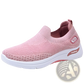 Women's Mesh Slip on Knit Comfort Sneakers