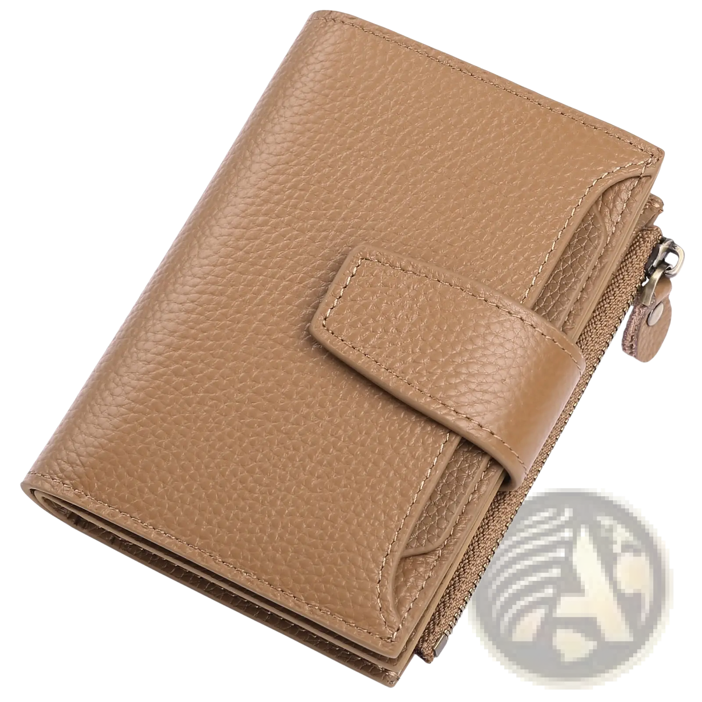 Women's Milled Cowhide Leather Short Wallet