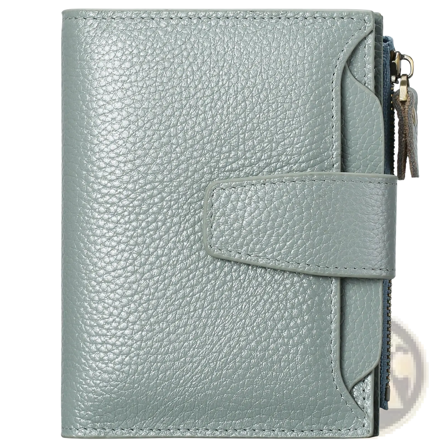 Women's Milled Cowhide Leather Short Wallet
